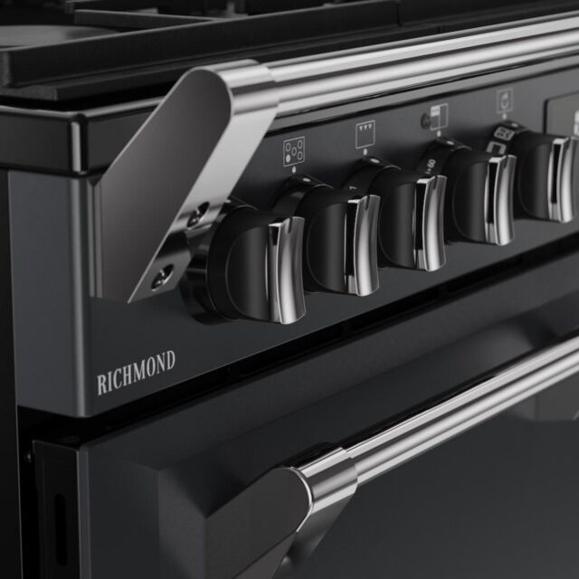 Stoves RCA RICH 90DF 90cm Richmond Dual Fuel Range Cooker - Anthracite