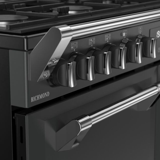 Stoves RCA RICH 100DF 100cm Richmond Dual Fuel Range Cooker - Anthracite