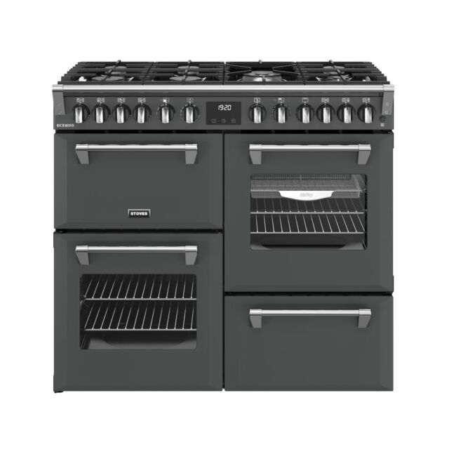 Stoves RCA RICH 100DF 100cm Richmond Dual Fuel Range Cooker - Anthracite
