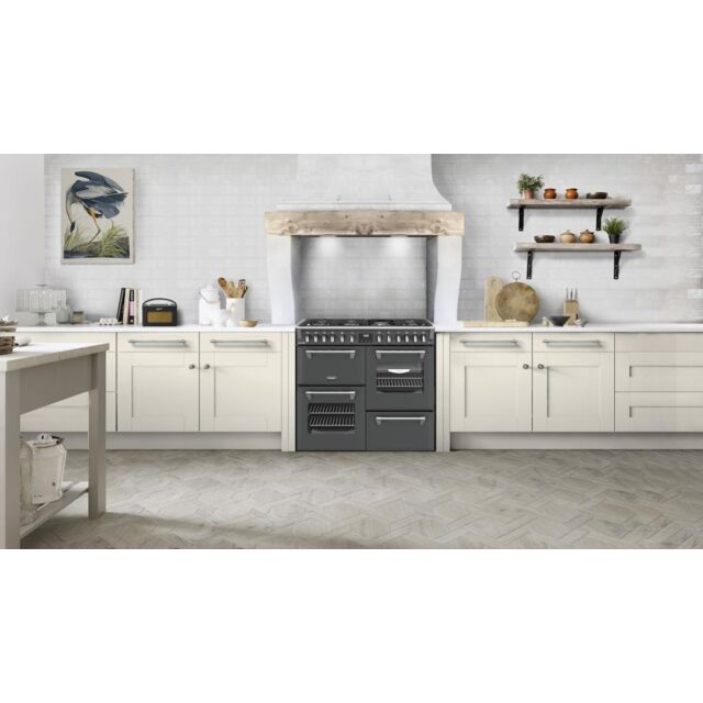 Stoves RCA RICH 100DF 100cm Richmond Dual Fuel Range Cooker - Anthracite
