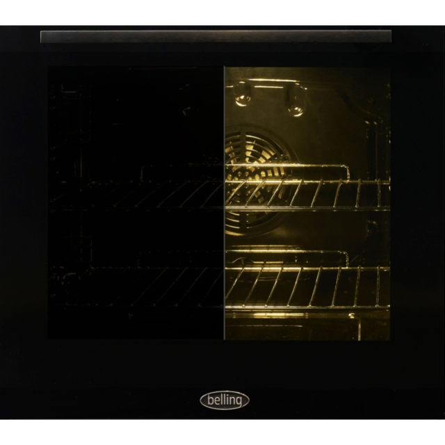 Belling RCA VISION SGL 90DF 90cm Dual Fuel Range Cooker - Black & Silver Steel