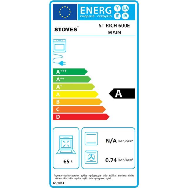 Stoves ST RICH 600E Crm 60cm Electric Cooker