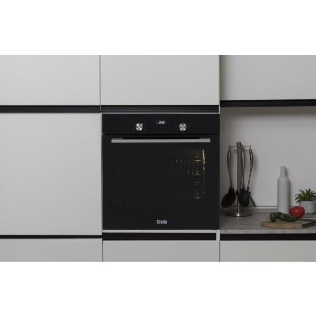 Creda C60BIMFBL Built In or Under Single Multifunction Oven