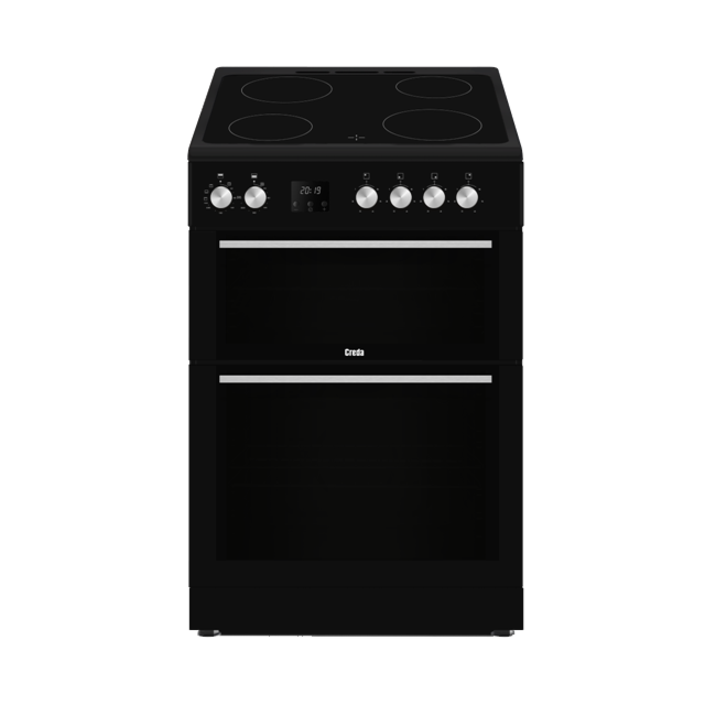 Creda C60CDOBL 60cm Freestanding Ceramic Double Oven Cooker
