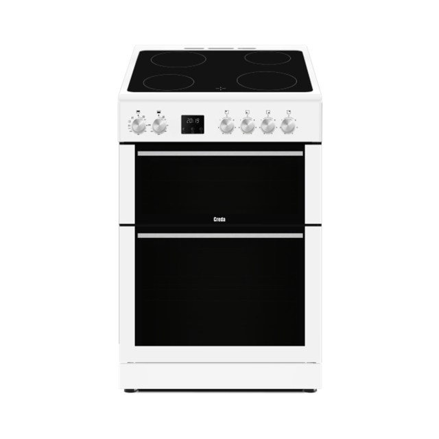 Creda C60CDOW 60cm Freestanding Ceramic Double Oven Cooker