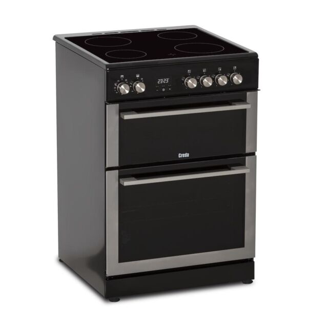 Creda C60CDOX 60cm Freestanding Ceramic Double Oven Cooker