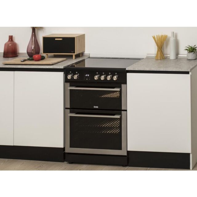 Creda C60CDOX 60cm Freestanding Ceramic Double Oven Cooker