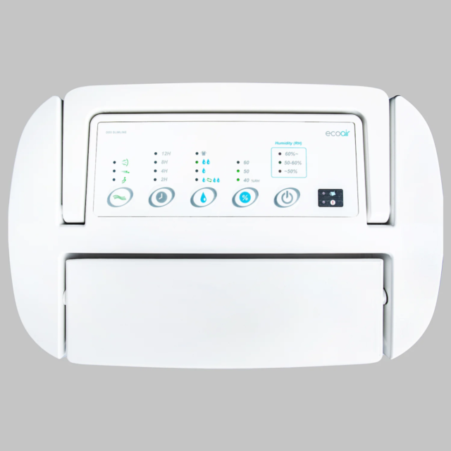 EcoAir DD3 Slimline Desiccant Dehumidifier - 10L Per Day