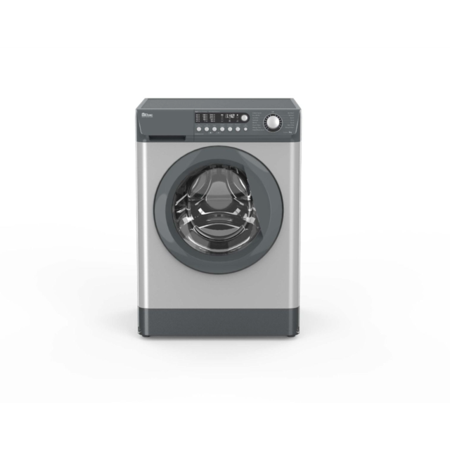 Ebac AWM86D2-SR E-Care 8kg Washing Machine - Cold Fill - Silver