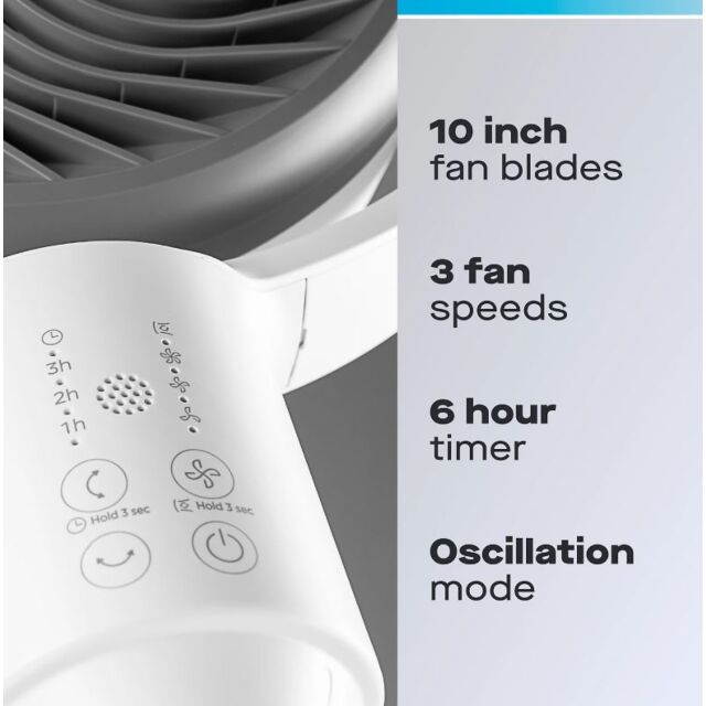 Daewoo COL1652 10inch Pedestal Air Circulator