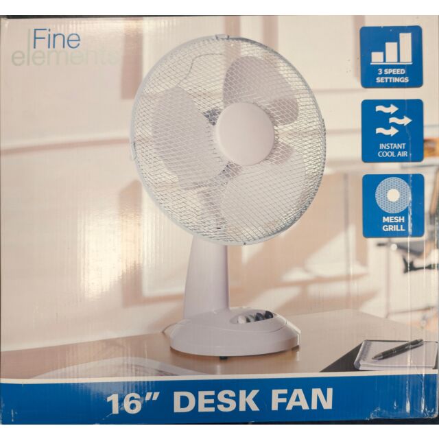 Fine Elements COL1504 16inch Desk Fan